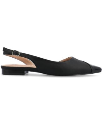 Women's Daphnne Slingback Pointed Cap Toe Flats