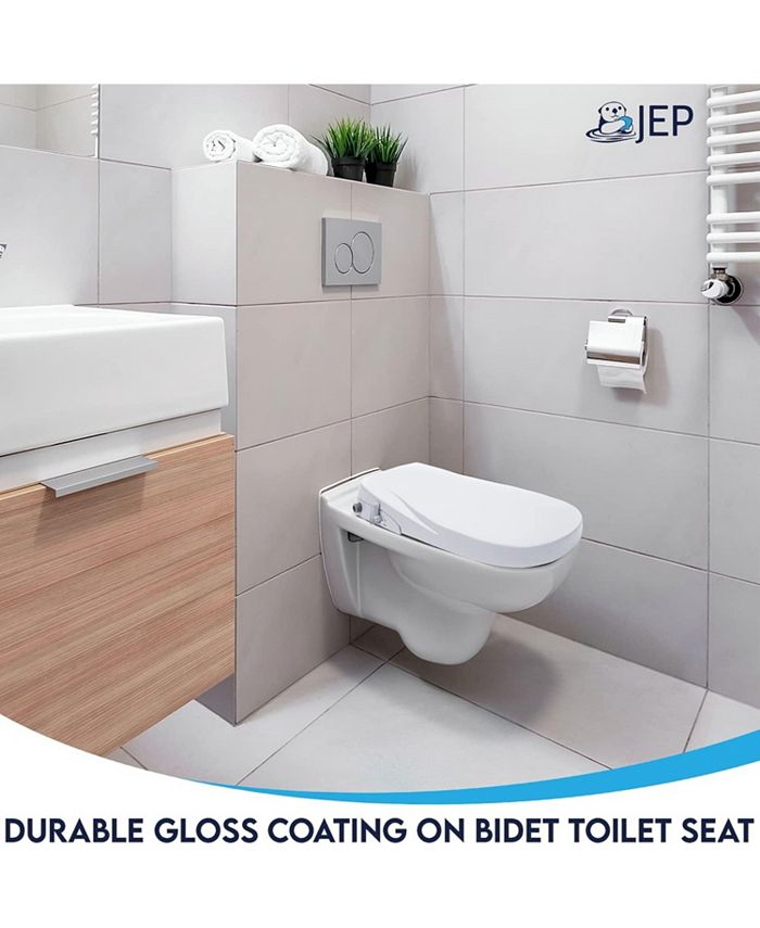 Medivol Closs JEP Dual Nozzle Manual Bidet Toilet Seat for Round