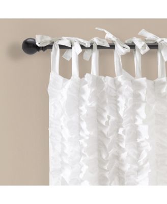 Sophia Ruffle Window Curtain Panels