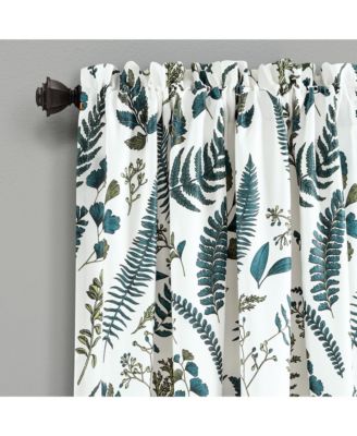 Devonia Allover Light Filtering Window Curtain Panels