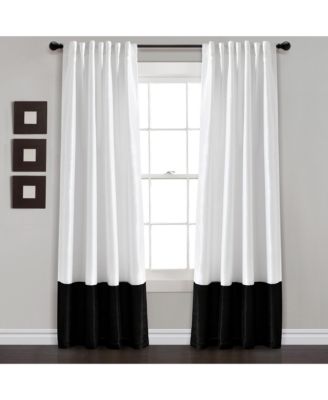Prima Back Tab Window Curtain Panels