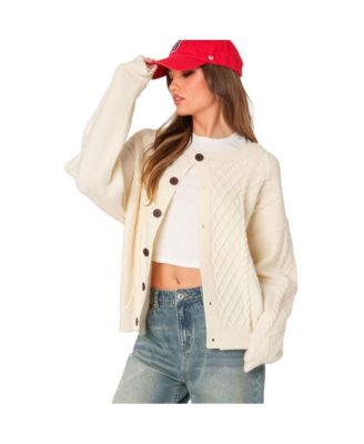 Women's Rory oversized cable knit cardigan