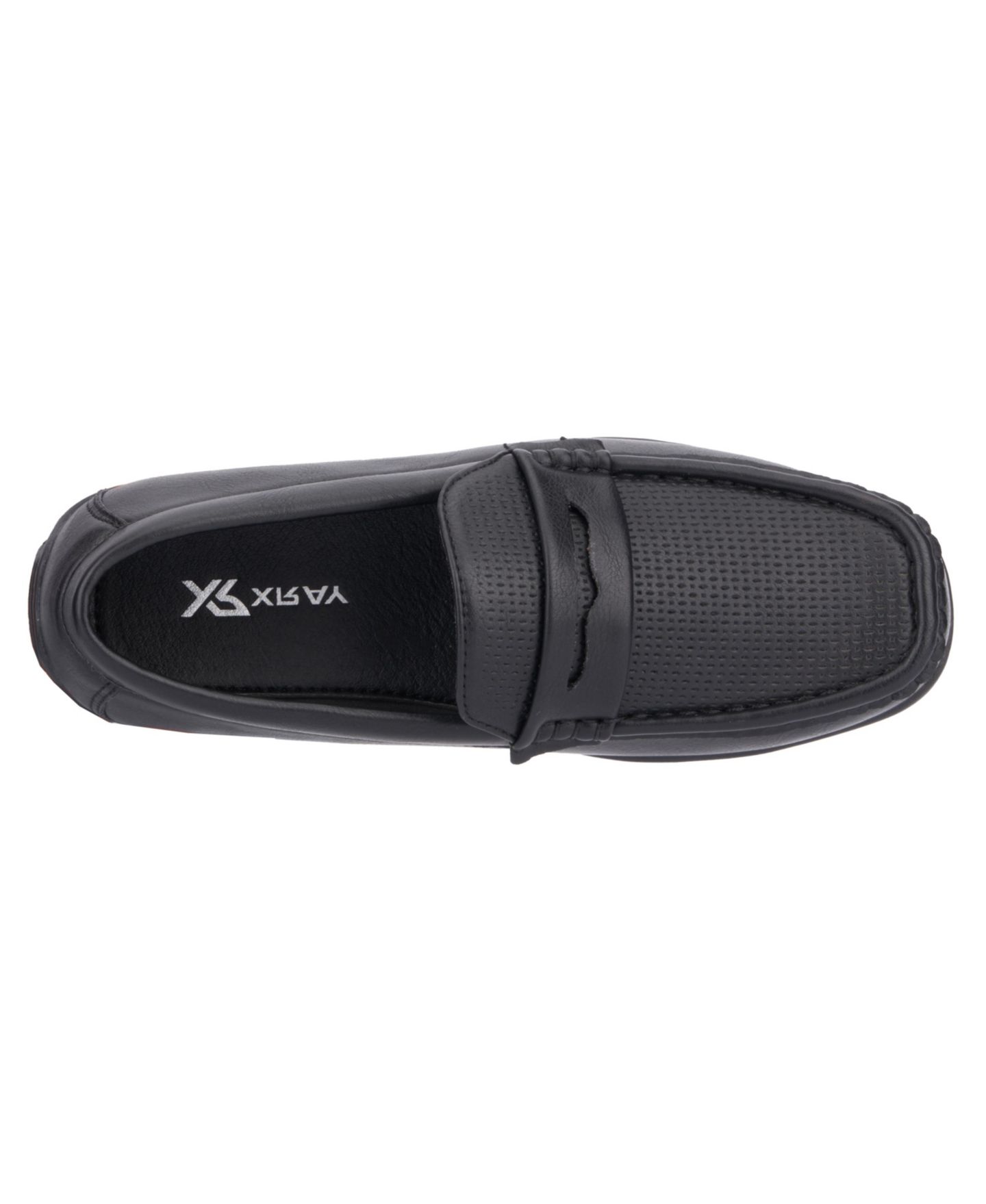 Туфли XRAY Youth Errol Textured Loafer Dress Shoe для мальчиков, цвет: Чёрный — фото 2