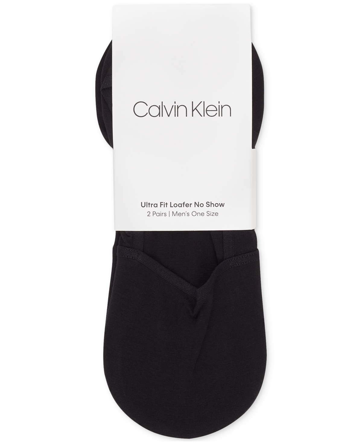 Macy's Men's 2-pk. Loafer Liner Socks In Black