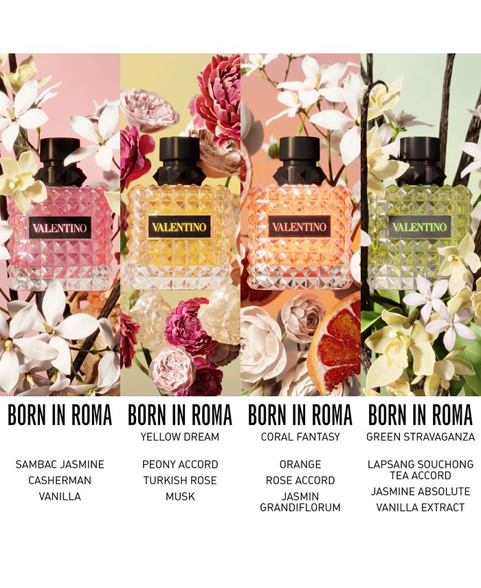 Valentino Donna Born In Roma Green Stravaganza Eau de Parfum, 3.4 oz ...
