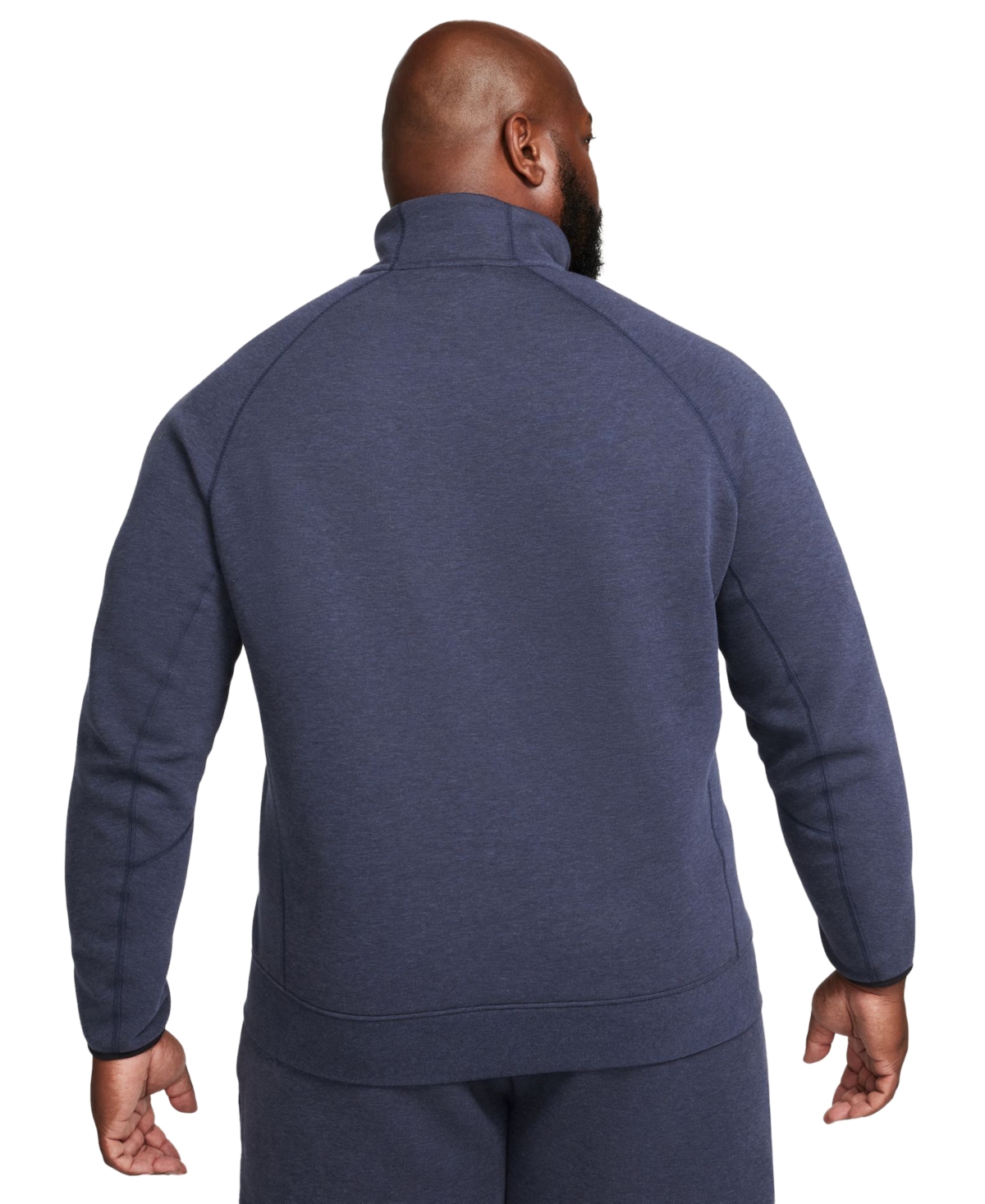 Nike Men's Sportswear Relaxed-fit 1/2-zip Tech Fleece Sweatshirt In Blue