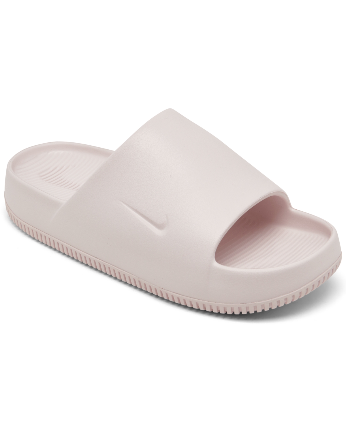 Nike Women's Calm Slide Sandals From Finish Line In Barely Rose/barely Rose