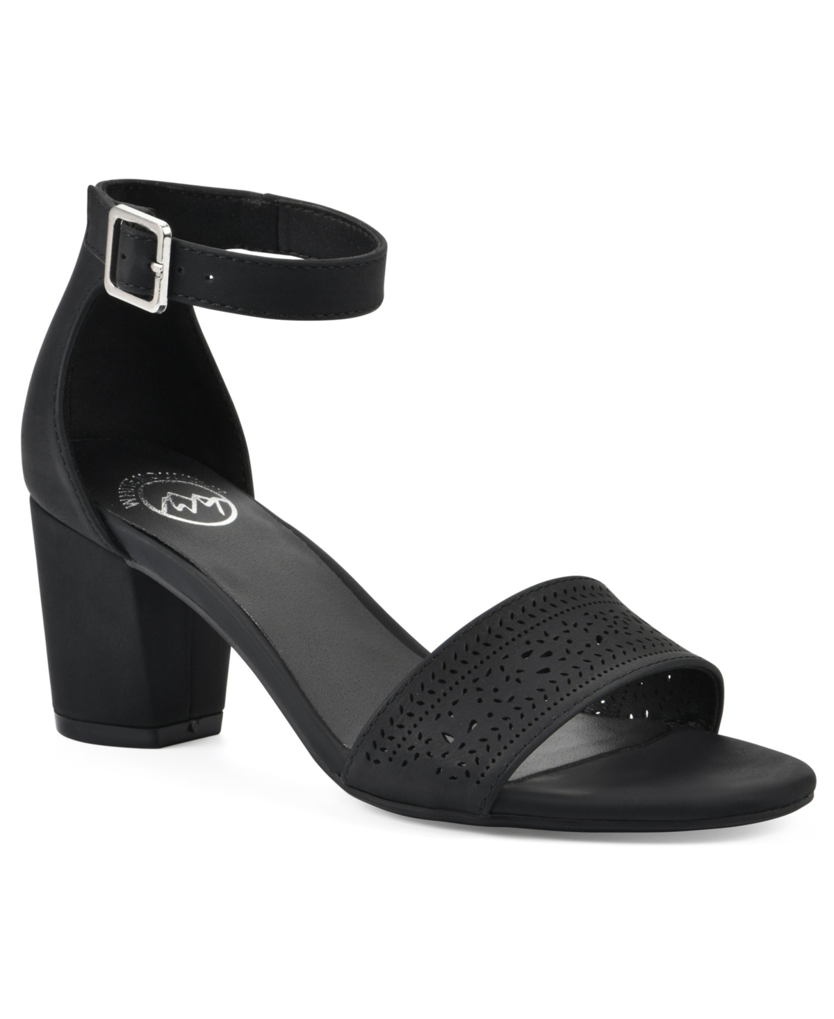 White Mountain Women's Eileen Block Heel Dress Sandals