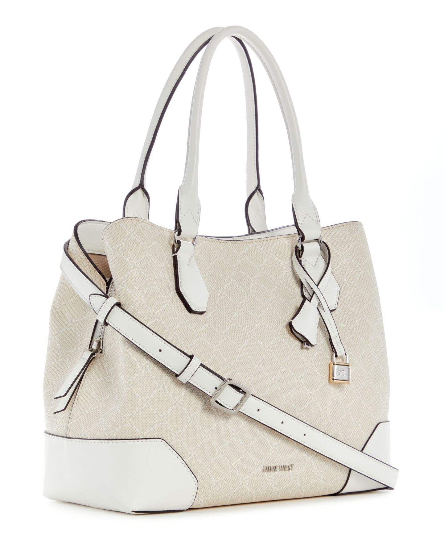 Женская сумка Nine West Brooklyn Carryall, цвет: Кремовый — фото 3