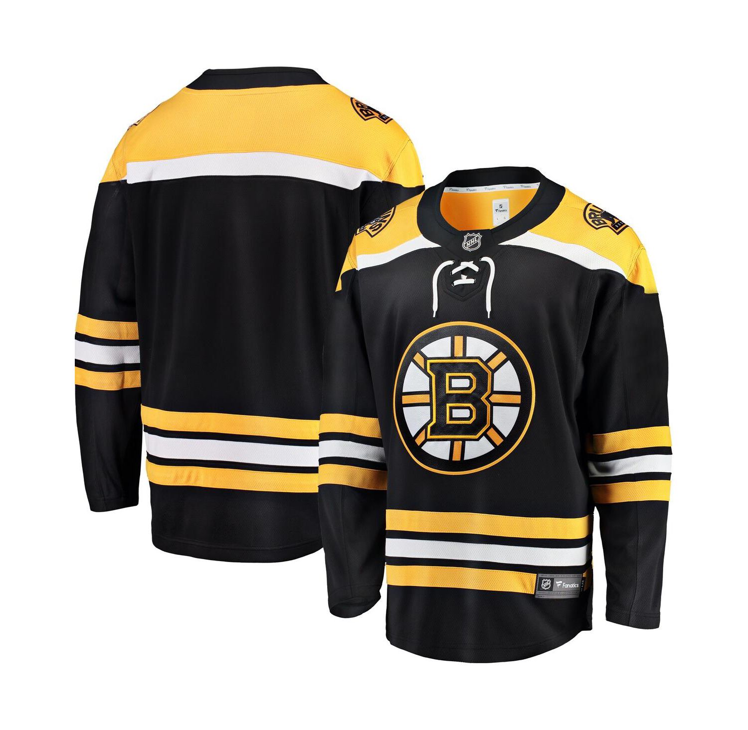 Men's Black Boston Bruins Breakaway Home Jersey