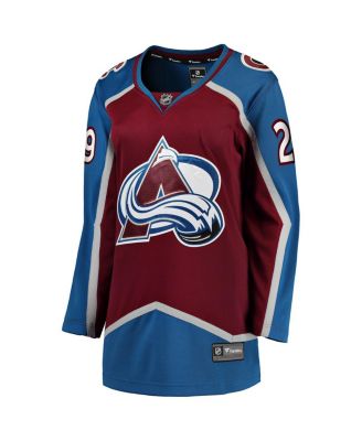 Women's Nathan MacKinnon Maroon Home Breakaway Player Jersey
