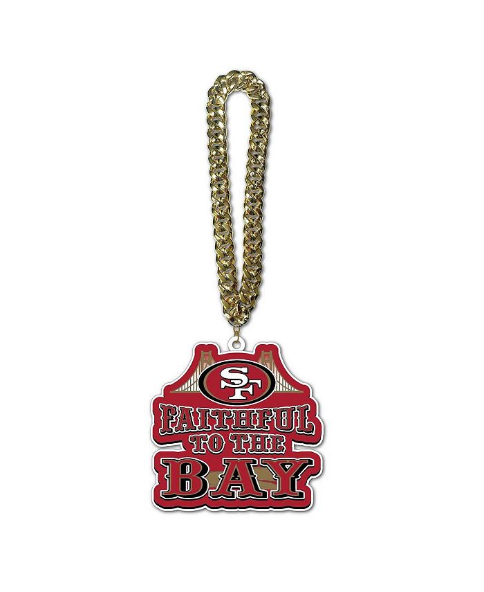 Mojo Men's and Women's San Francisco 49ers Slogan Fan Chain Necklace
