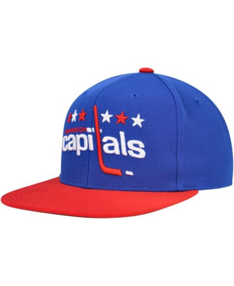 Мужская кепка Mitchell & Ness Blue Washington Capitals Core Team Ground 2.0 Snapback Hat
