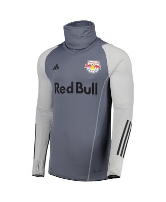 Men's Gray New York Red Bulls Warm Raglan COLD.RDY Top