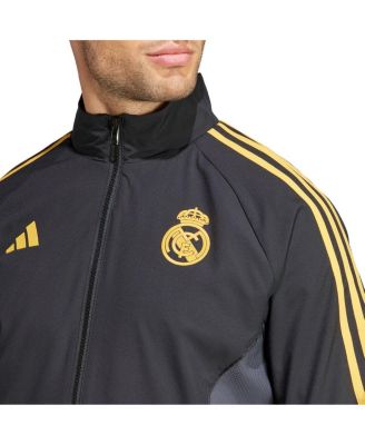 Men's adidas Black Real Madrid 2023/24 Anthem Full-Zip Jacket - Macy's