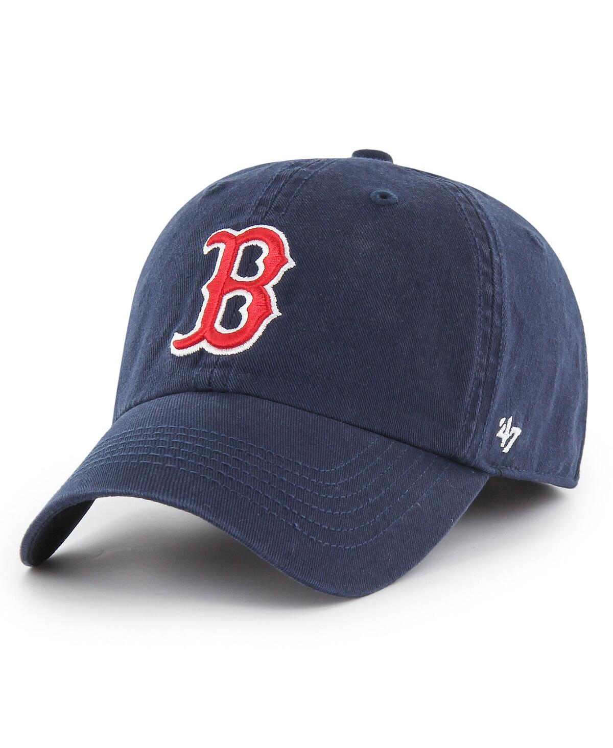 Men's '47 Brand Navy Boston Red Sox Franchise Logo Fitted Hat - Navy
