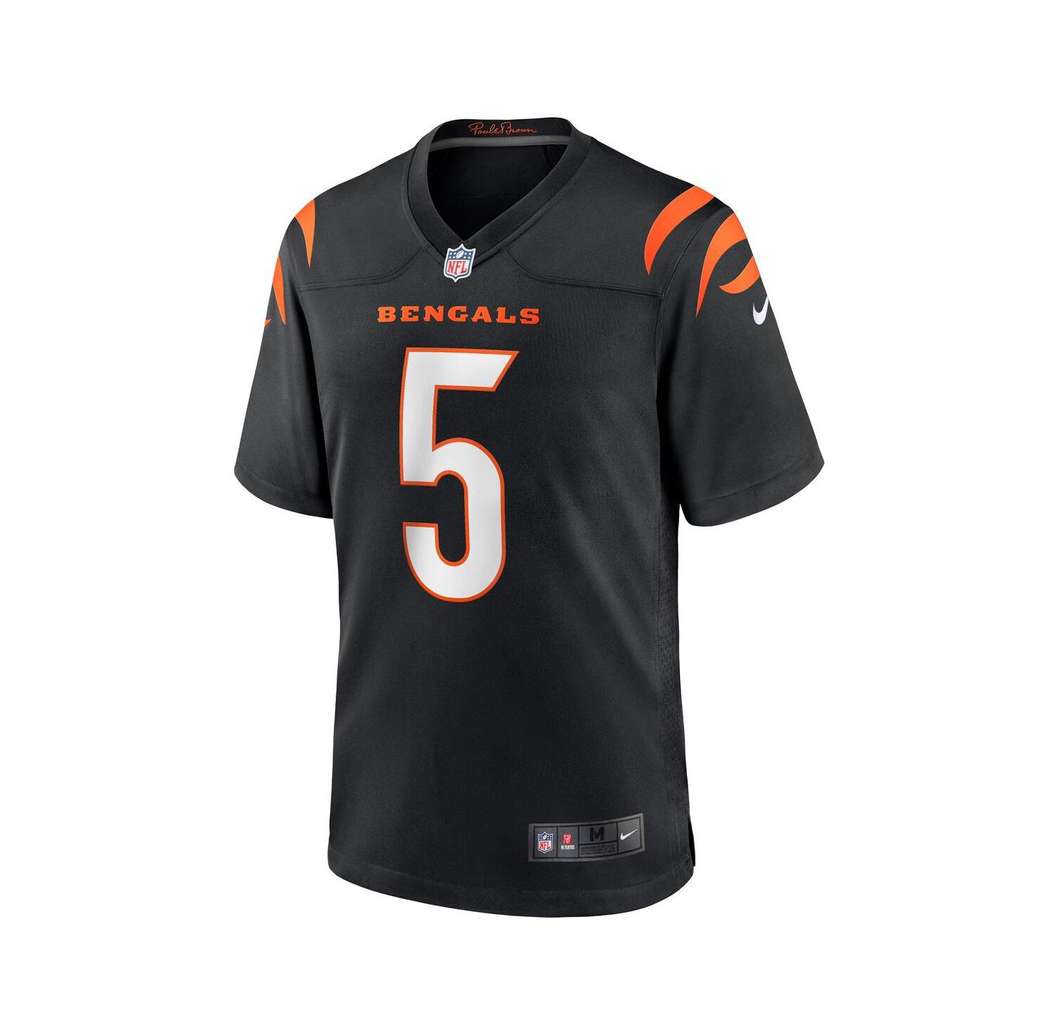 Men's Tee Higgins Black Cincinnati Bengals Game Player Jersey