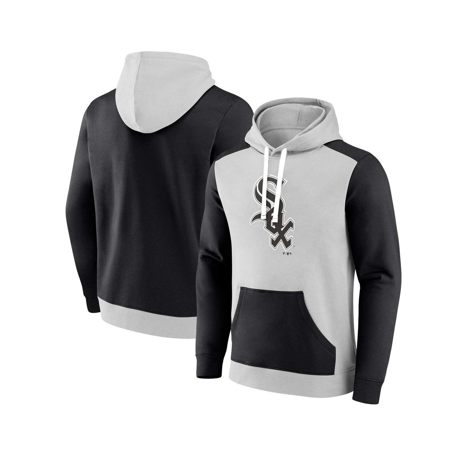 Men's Gray, Black Chicago White Sox Arctic Pullover Hoodie