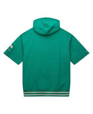 Men's Kelly Green Philadelphia Eagles Pre-Game Short Sleeve Pullover Hoodie
