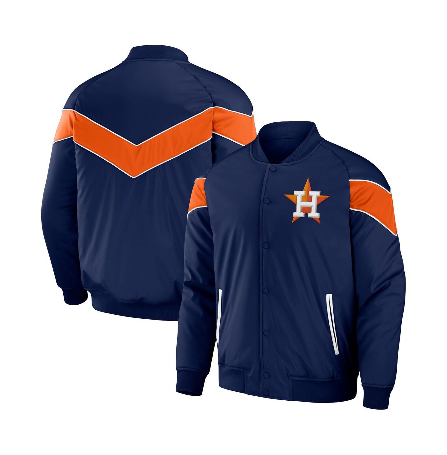 Мужская куртка Fanatics Darius Rucker Collection by Navy Houston Astros Baseball Raglan Full-Snap — фото 1