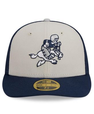 Men's Cream, Navy Dallas Cowboys 2023 Sideline Historic Low Profile 59FIFTY Fitted Hat