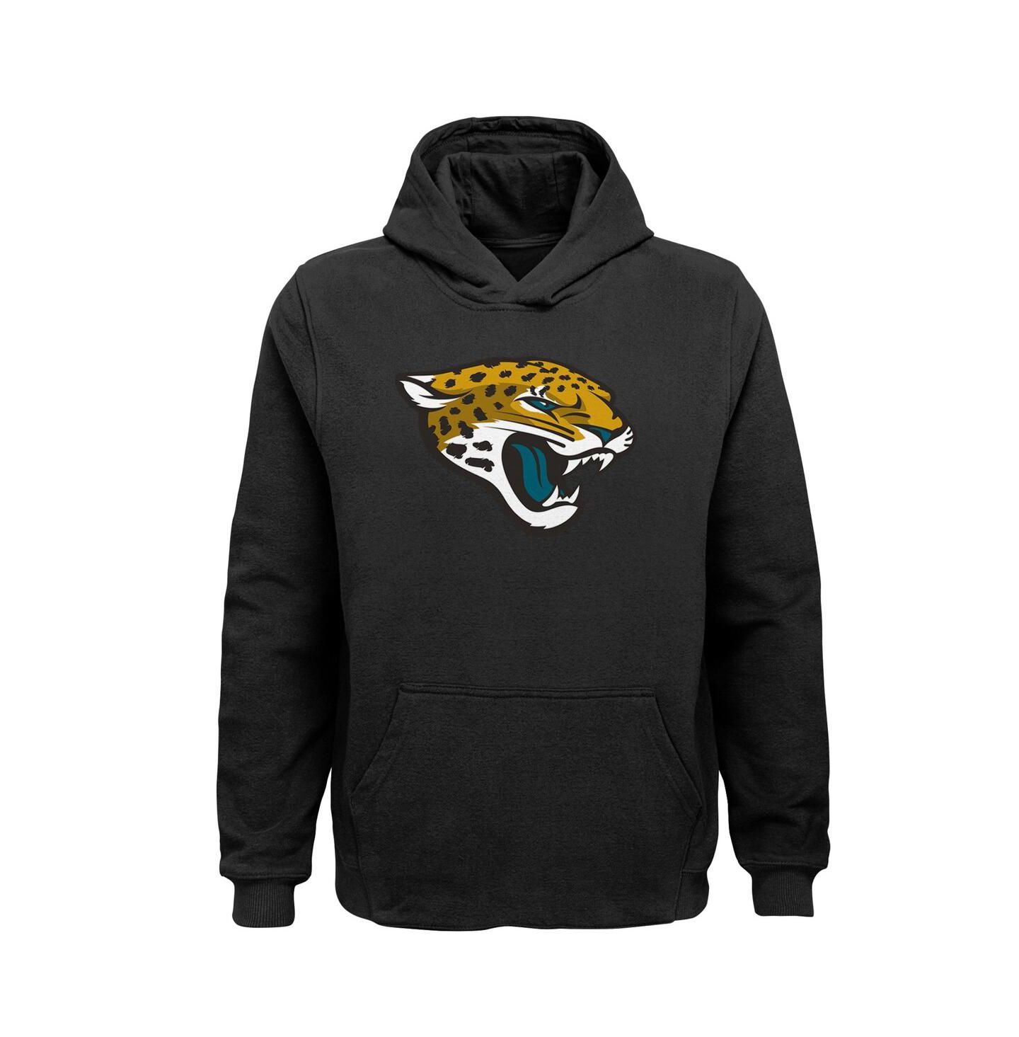Худи Outerstuff Black Jacksonville Jaguars Team Logo Pullover для мальчиков — фото 1