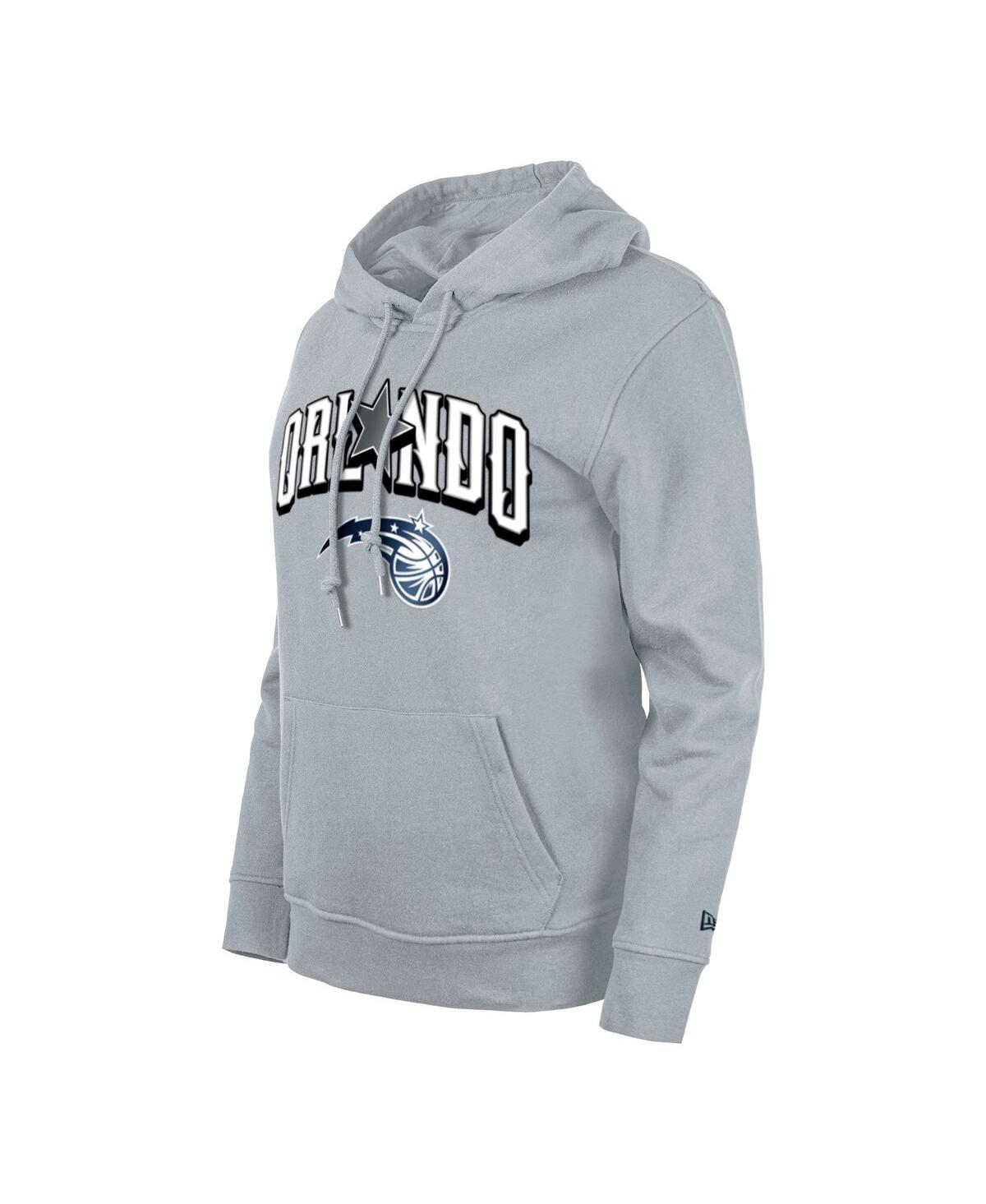 Women's New EraOrlando Magic 2023/24 City Edition Pullover Hoodie - Gray