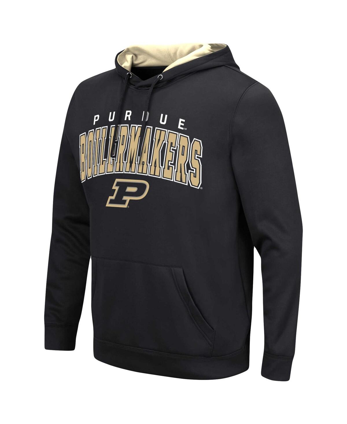Men's ColosseumPurdue Boilermakers ResistancePullover Hoodie - Black