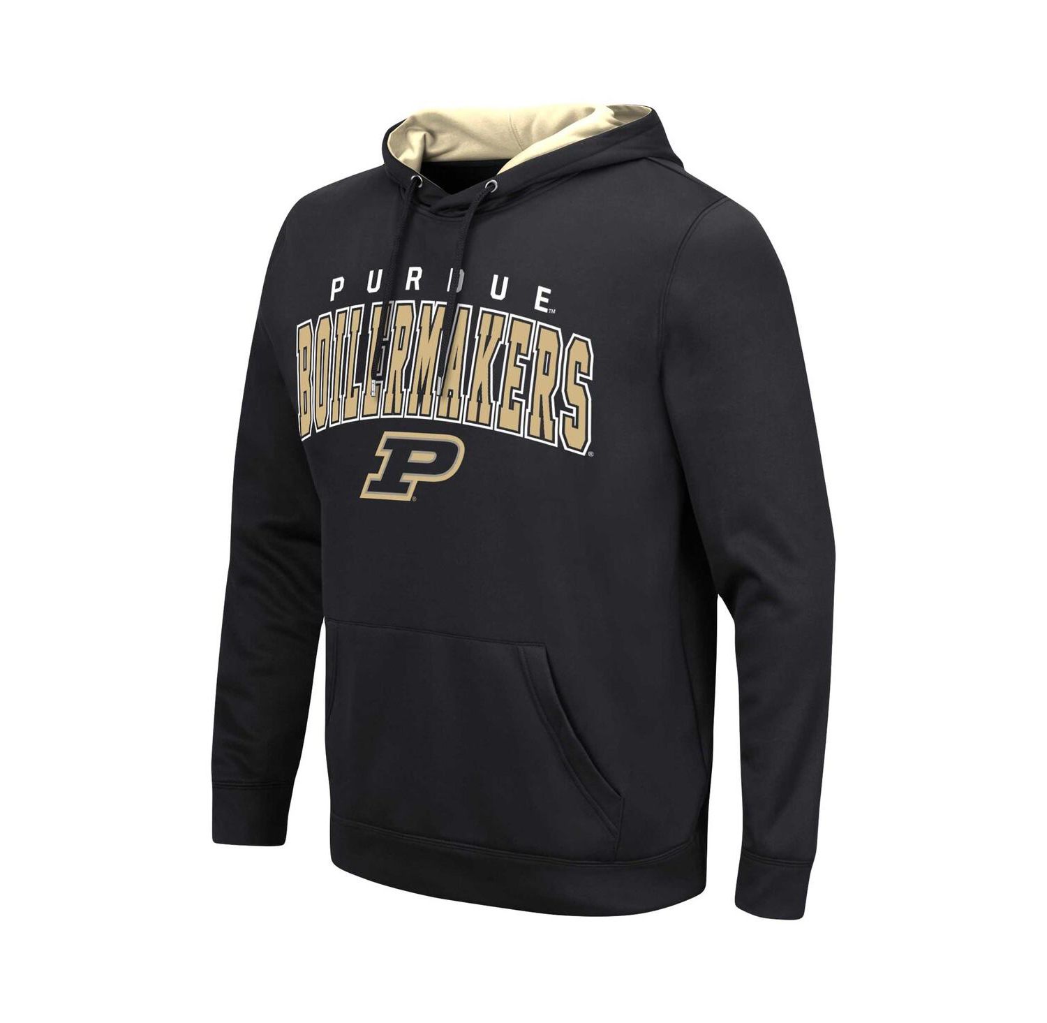 Men's Black Purdue Boilermakers Resistance Pullover Hoodie