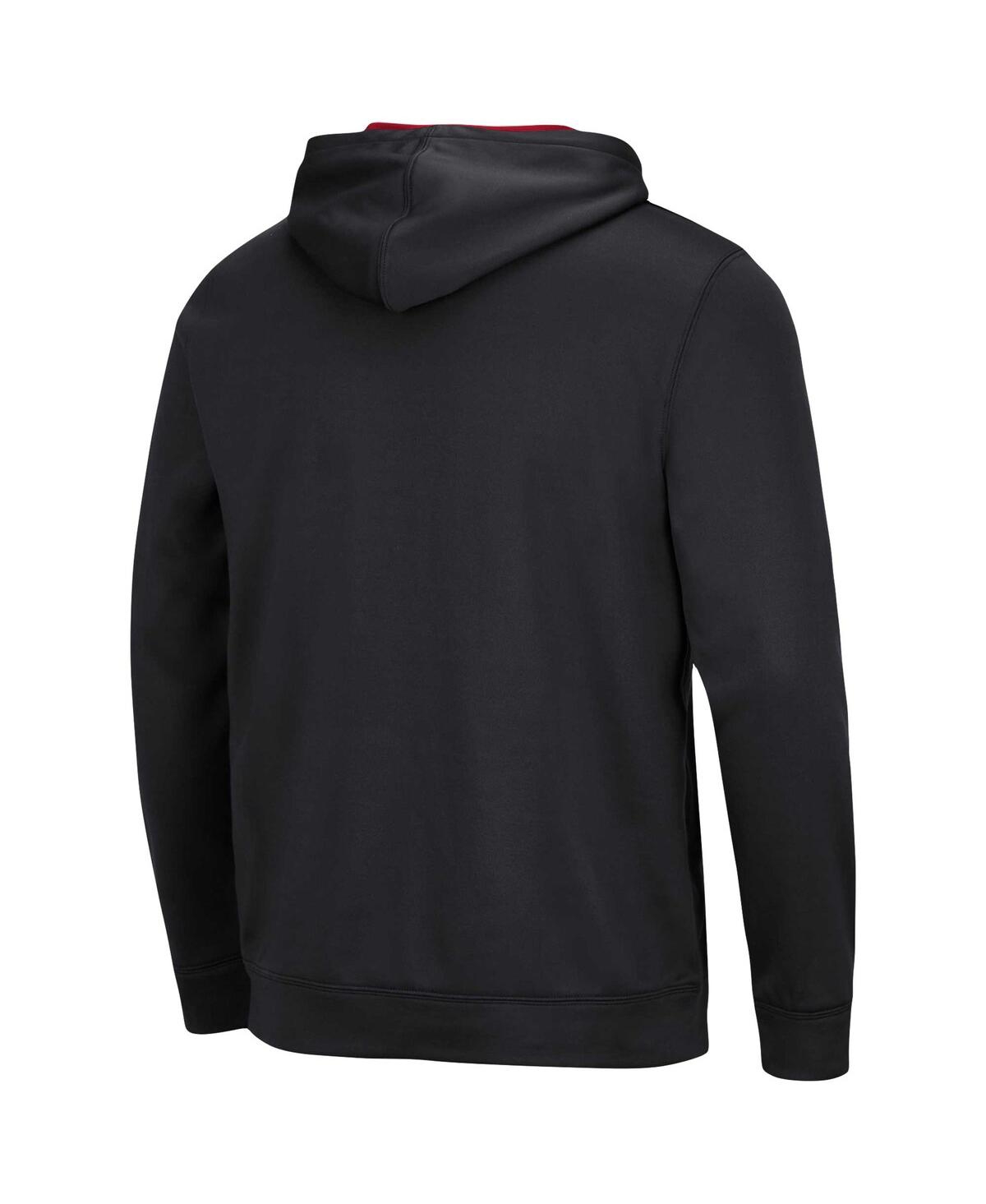 Colosseum Men's Ohio State Buckeyes Resistance Pullover Hoodie In Scarlet