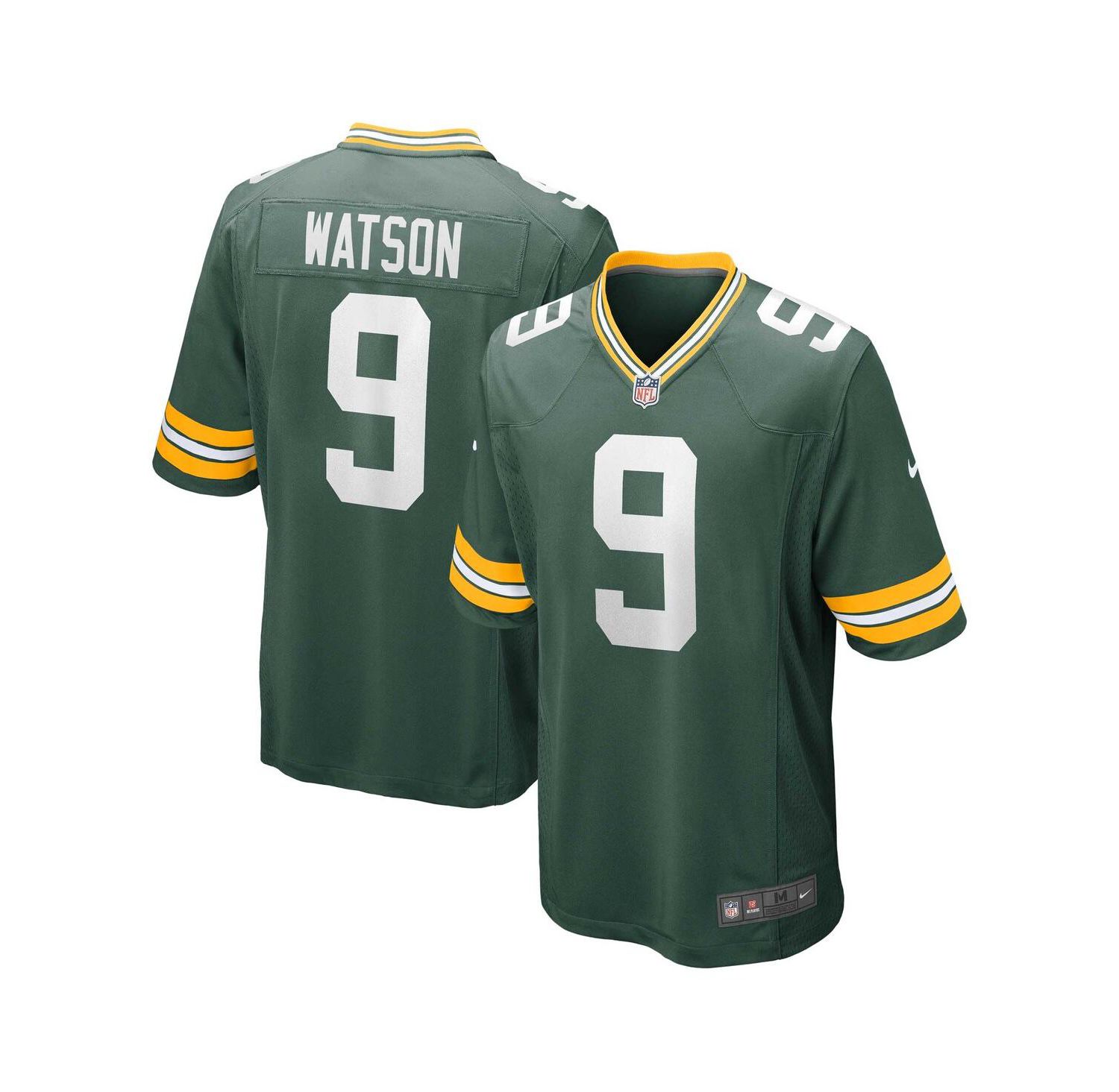 Men's Christian Watson Green Green Bay Packers Game Jersey