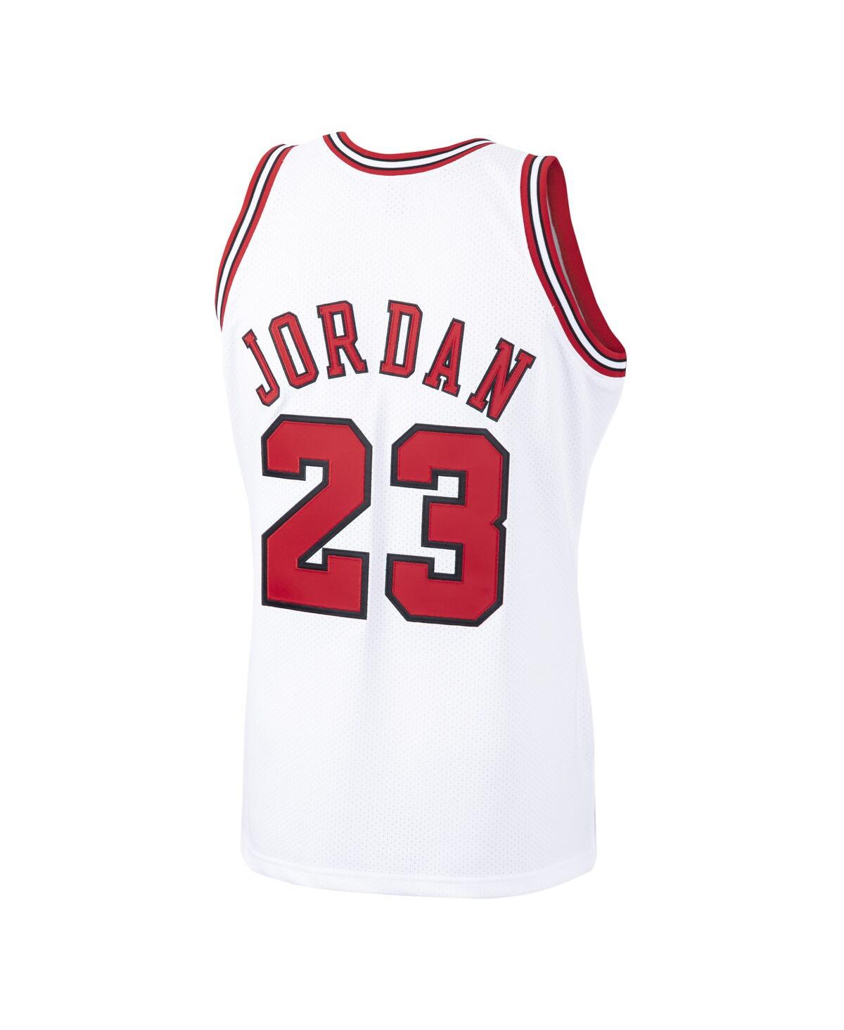 Men's Mitchell & Ness Michael JordanChicago Bulls 1997/98 Hardwood Classics Authentic Jersey - White