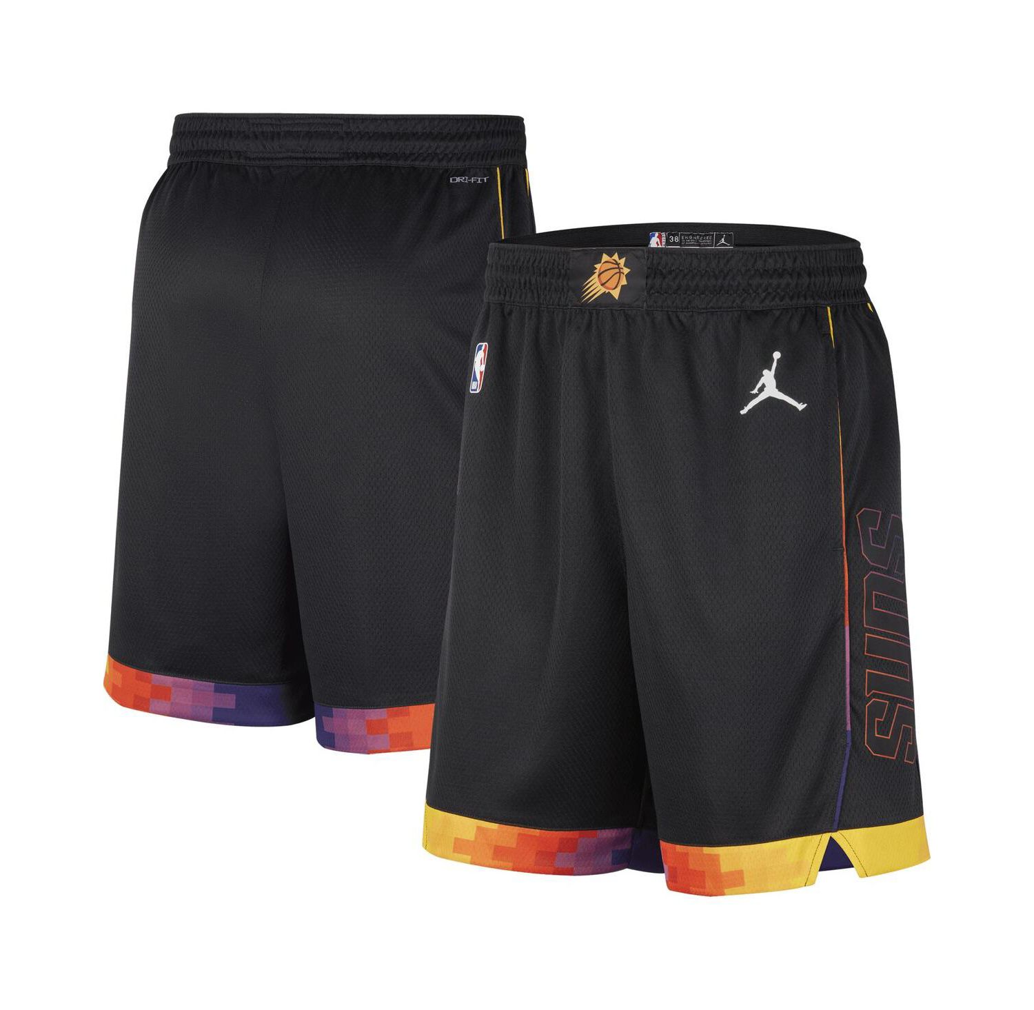 Men's Black Phoenix Suns 2022/2023 Statement Edition Swingman Performance Shorts