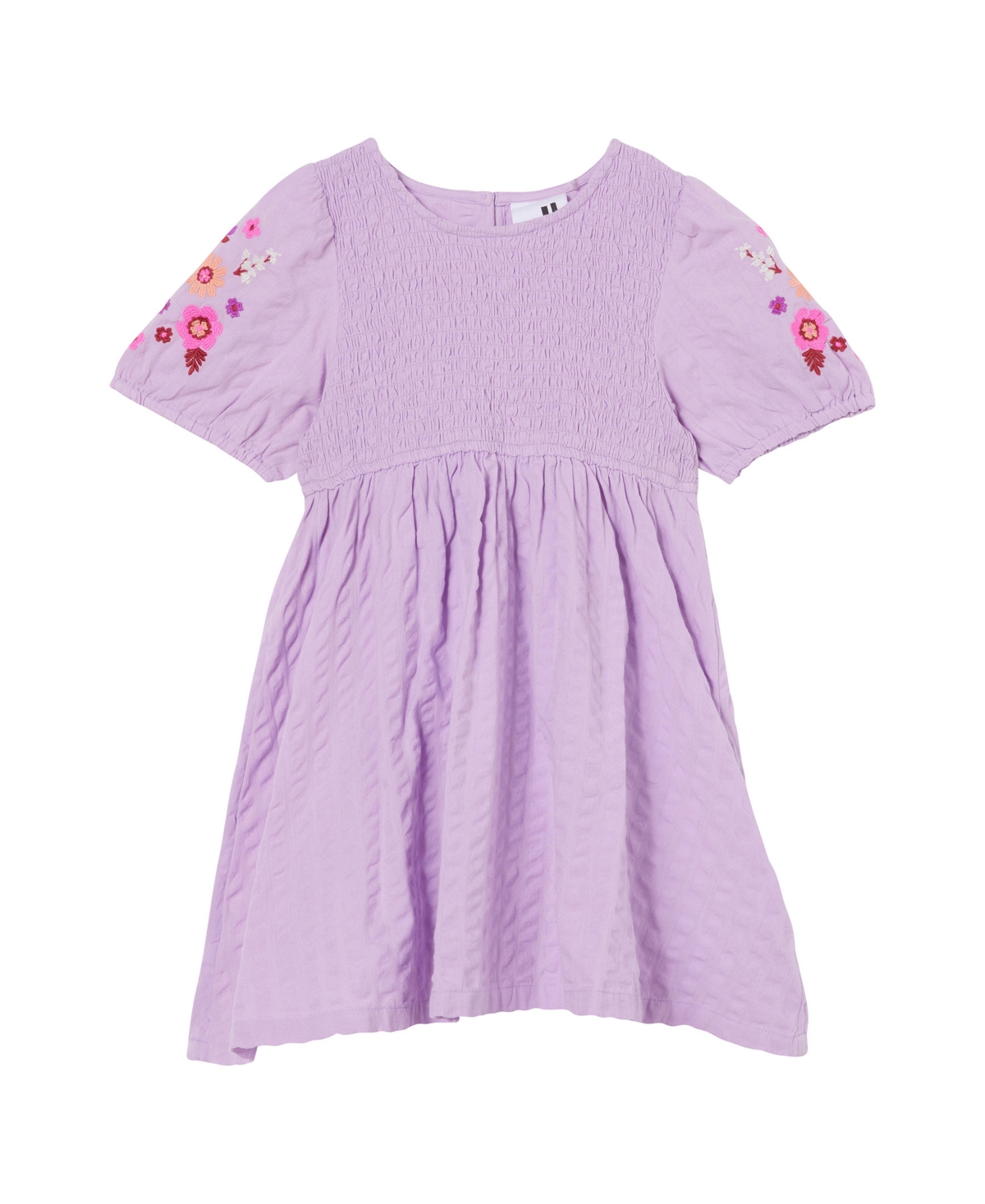 Cotton On Babies' Toddler Girls Billie Shirred Lightweight Dress In Lilac Drop
