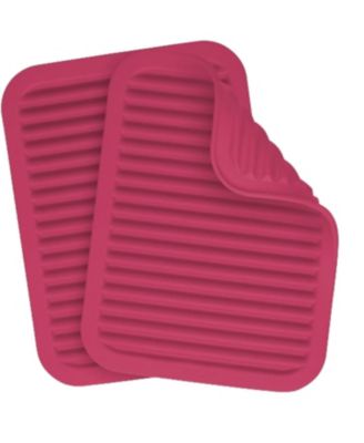 2-Pack 9x12 Silicone Trivets Heat-Resistant Non-Slip Mats