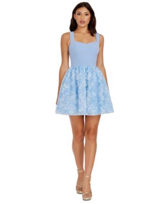 Dress the population fit and flare dress best sale