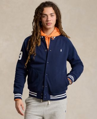 Polo Ralph Lauren Men's Triple-Pony Fleece Baseball Jacket - Macy's