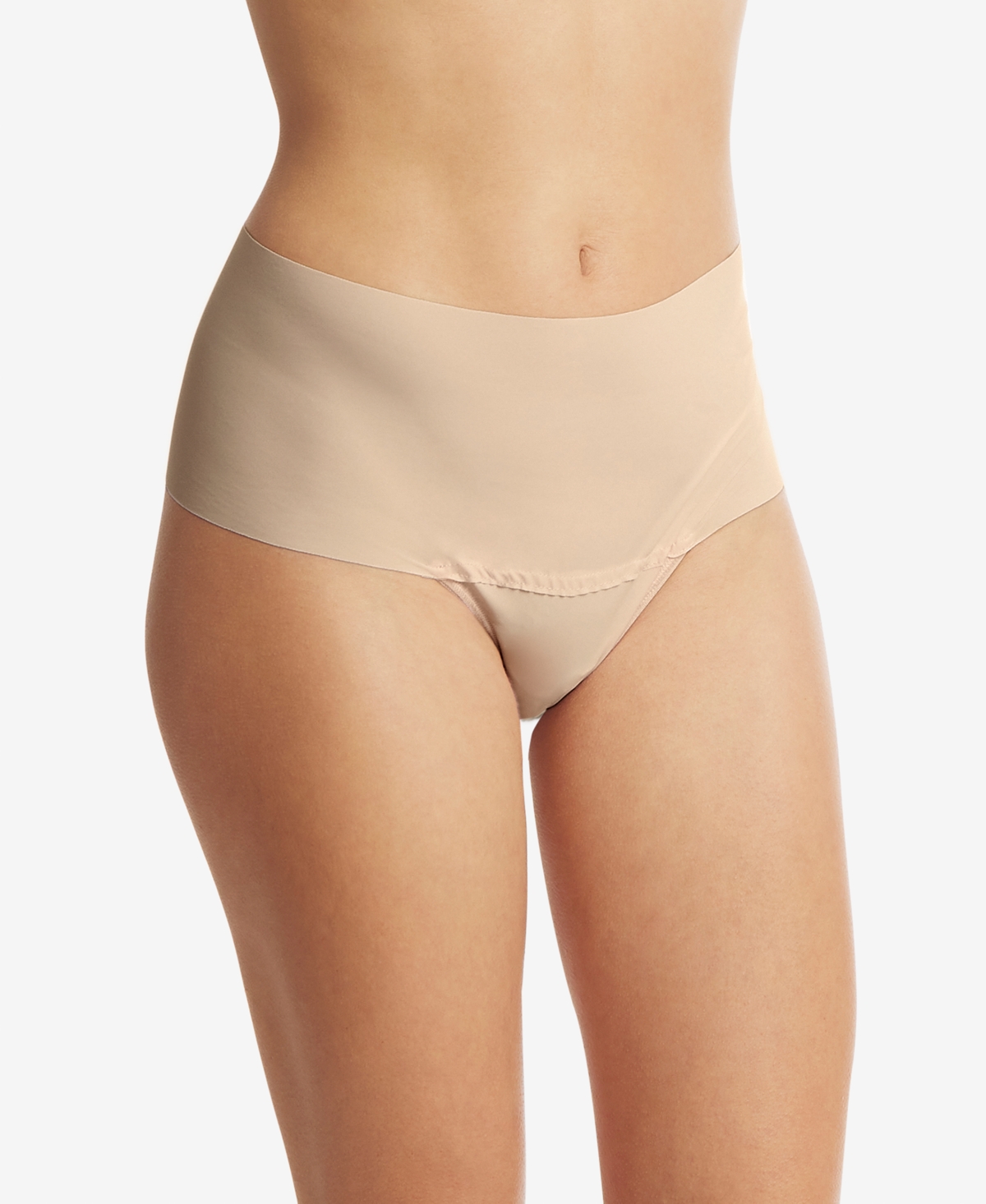 Shop Hanky Panky Women's Breathe Hi-rise Thong 3 Pack Underwear, 6j1921b3pk In Taupe