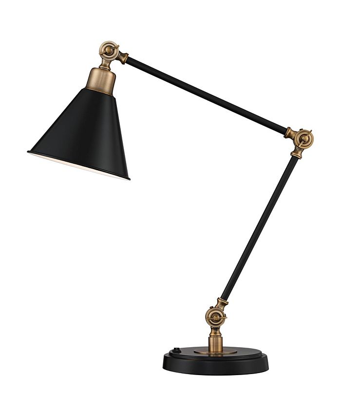 360 Lighting Wray Modern Adjustable Desk Lamp 26 3/4" High with USB