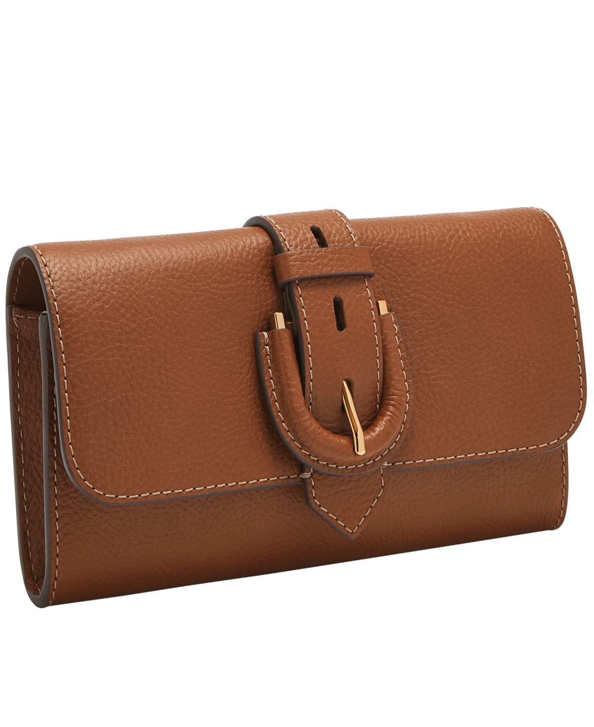 Fossil Harwell Crossbody Wallet - Brown