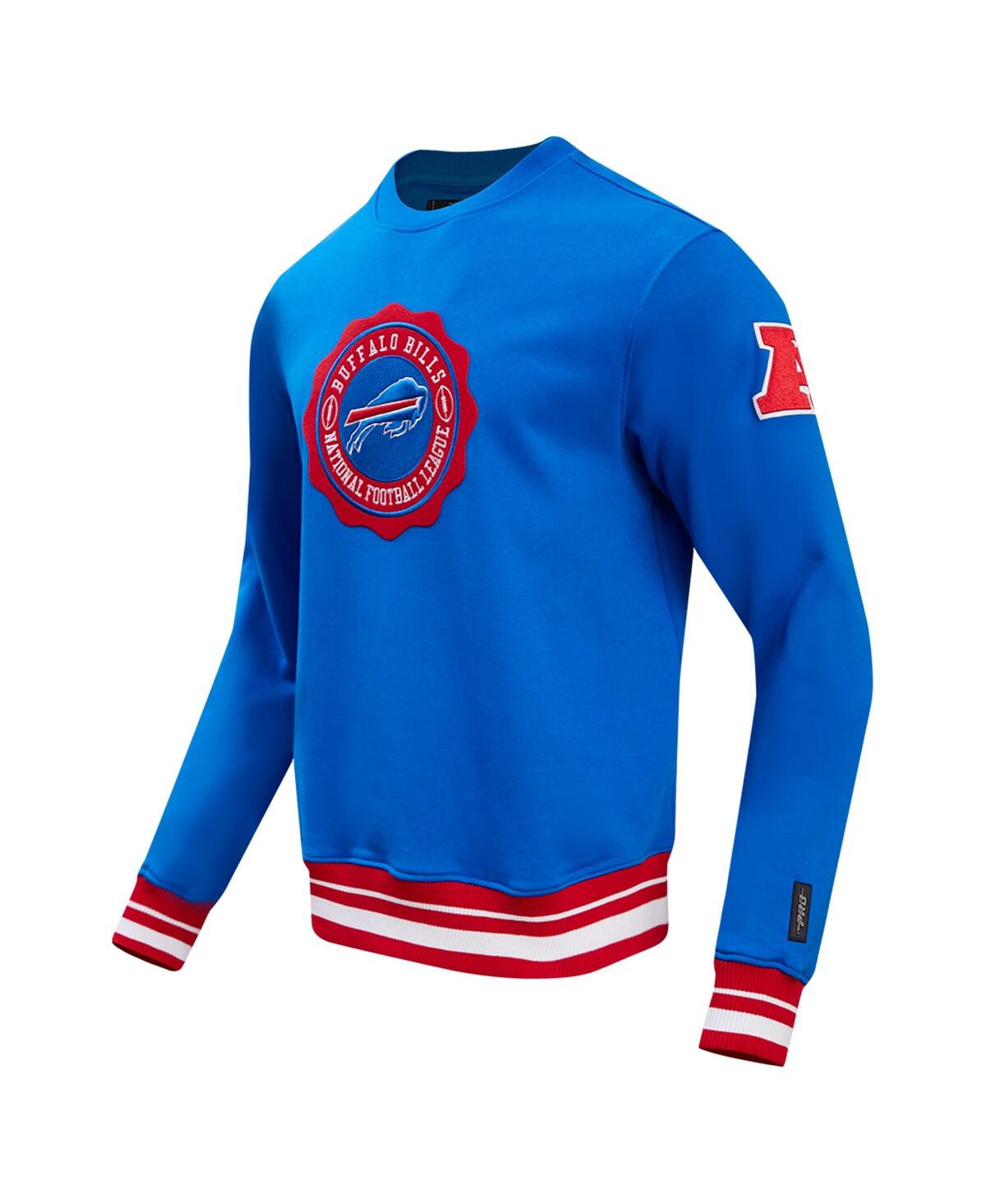 Men's Pro StandardBuffalo Bills Crest Emblem Pullover Sweatshirt - Royal