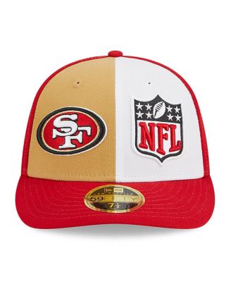 Men's Gold, Scarlet San Francisco 49ers 2023 Sideline Low Profile 59FIFTY Fitted Hat