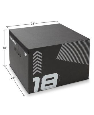 18" Soft Foam Plyometric Box - Jumping Plyo Box for Training and Conditioning