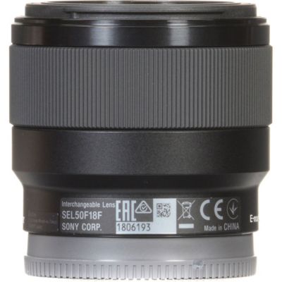 Sony - FE 50mm F1.8 Standard Lens (SEL50F18F/2), Black