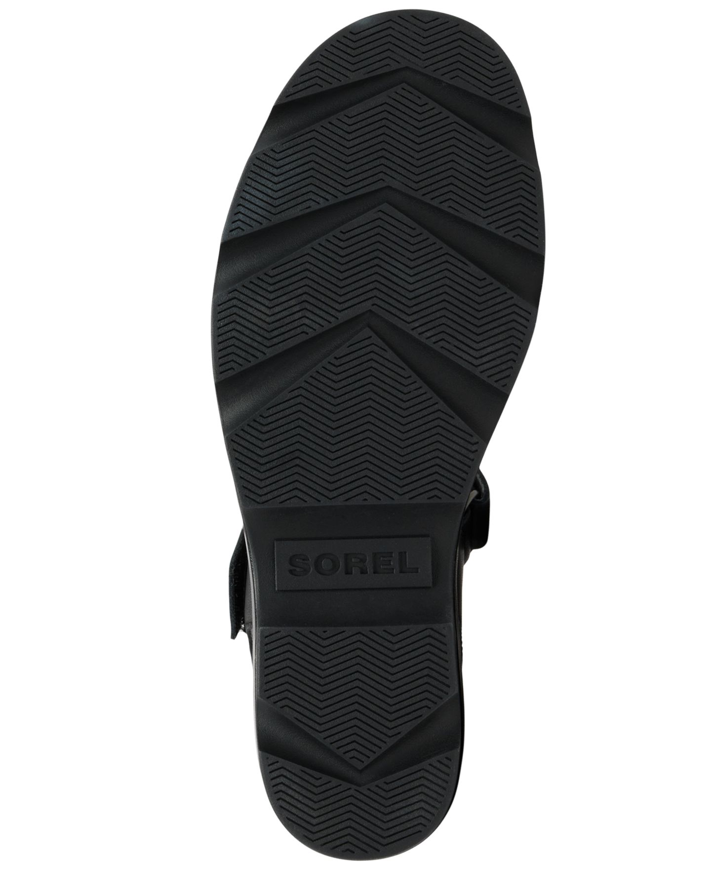 Женские сандалии Sorel Joanie IV Y-Strap Wedge, цвет: Чёрный / Морская соль — фото 5