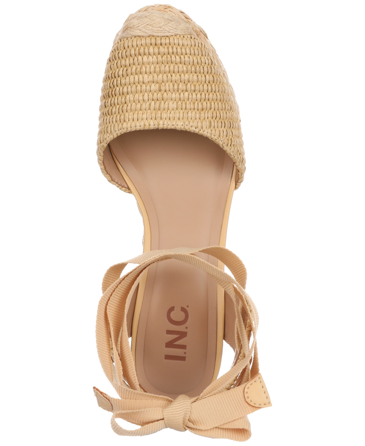 I.n.c. International Concepts Women's Maisie Lace-Up Espadrille Wedge Sandals, Created for Macy's