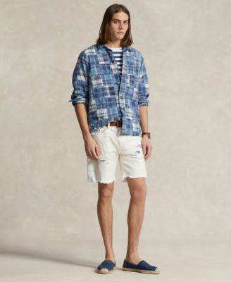 ★★POLO RALPH LAUREN★★ Classic fit patchwork madras shirt Polo Ralph Lauren Men's Classic-Fit Patchwork Madras Camp