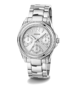 Women's Analog Silver-Tone Stainless Steel Watch 36mm