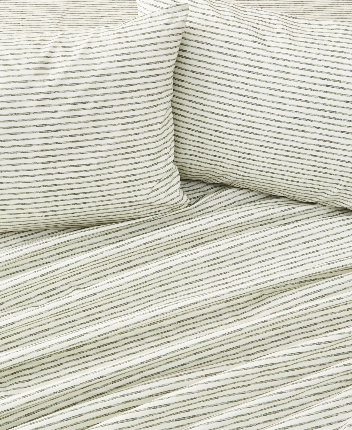 Premium Comforts Striped Wrinkle Resistant Microfiber 4-Pc. Sheet Set, - Stripe - Sea Foam