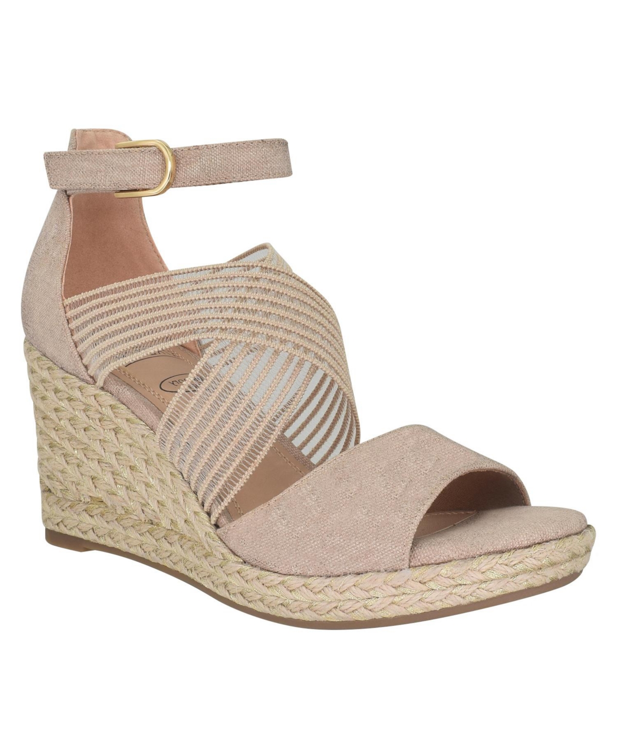 Women's Tizane Platform Wedge Sandals - Black, Bright Multi